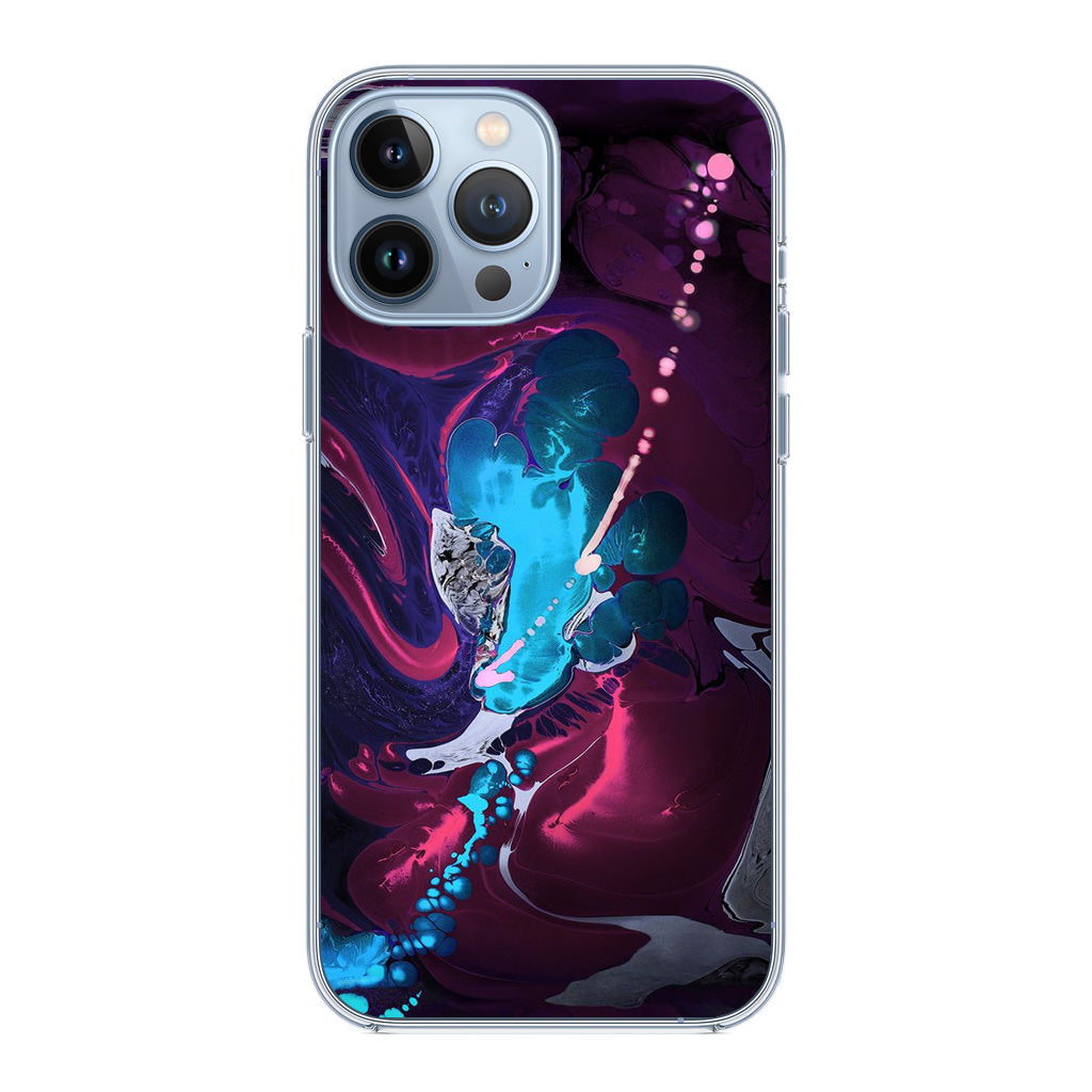Abstract Purple Blue Art iPhone 13 Pro / 13 Pro Max Case