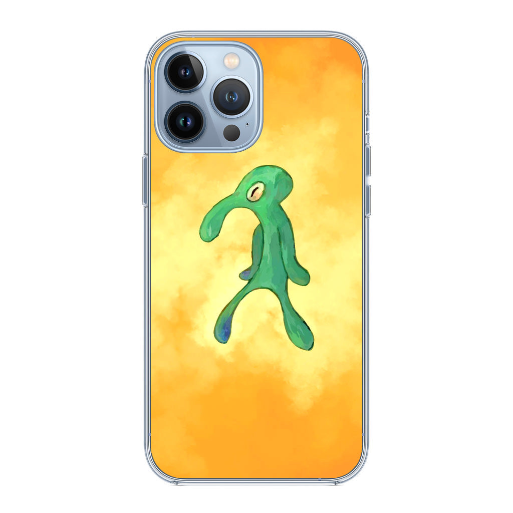 Bold and Brash Squidward Painting iPhone 13 Pro / 13 Pro Max Case