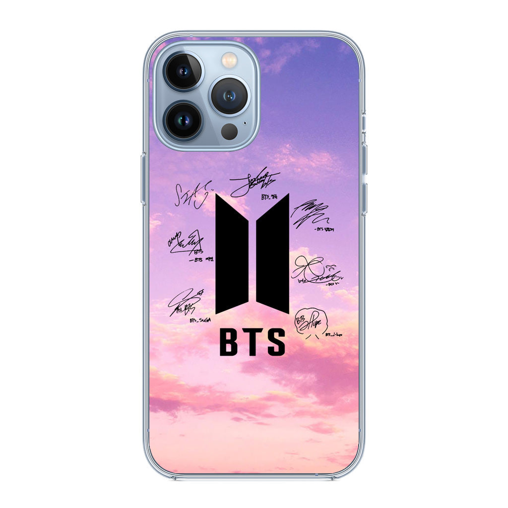 BTS Signature 2 iPhone 13 Pro / 13 Pro Max Case