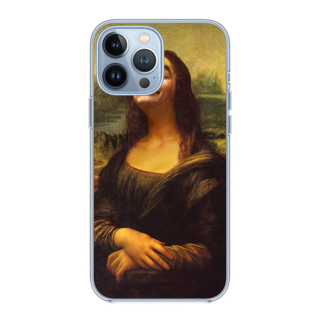 Rowan Atkinson Monalisa Funny iPhone 13 Pro / 13 Pro Max Case