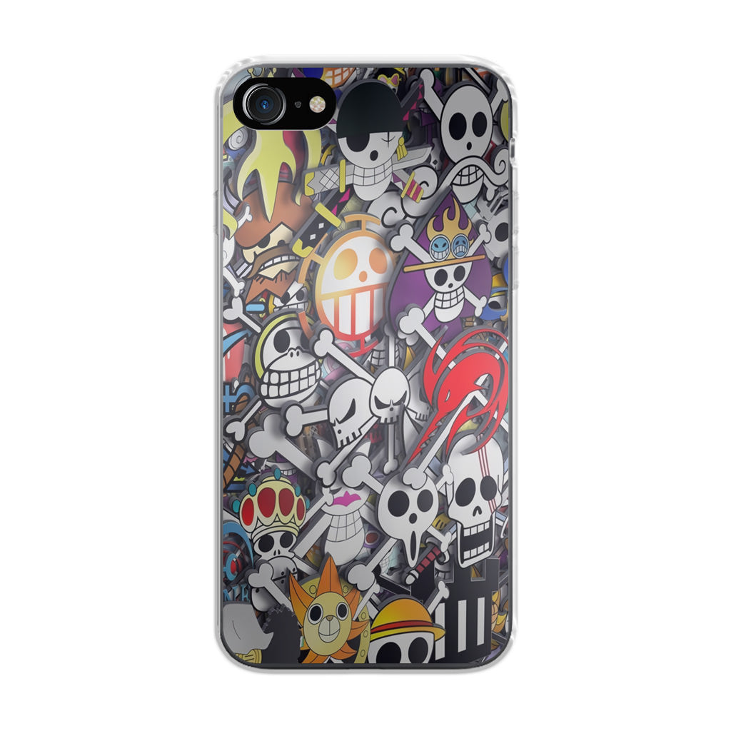 All Pirate Symbols One Piece iPhone SE 3rd Gen 2022 Case