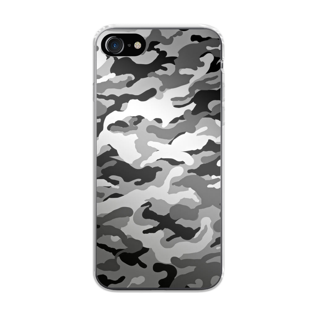 Winter Army Camo iPhone SE 3rd Gen 2022 Case