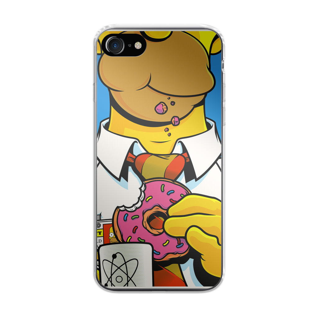 Homer Eats Donut iPhone SE 3rd Gen 2022 Case