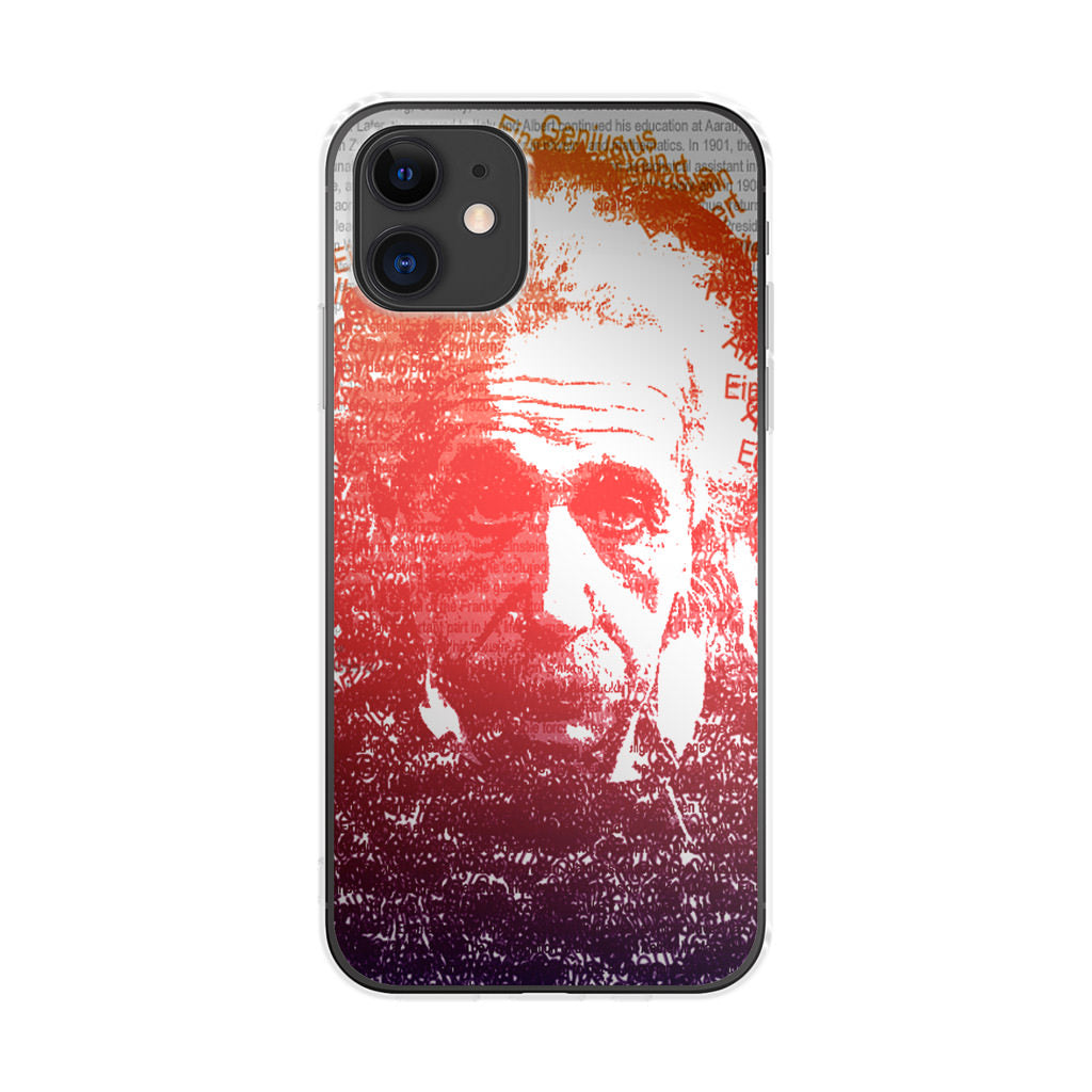 Albert Einstein Art iPhone 12 Case