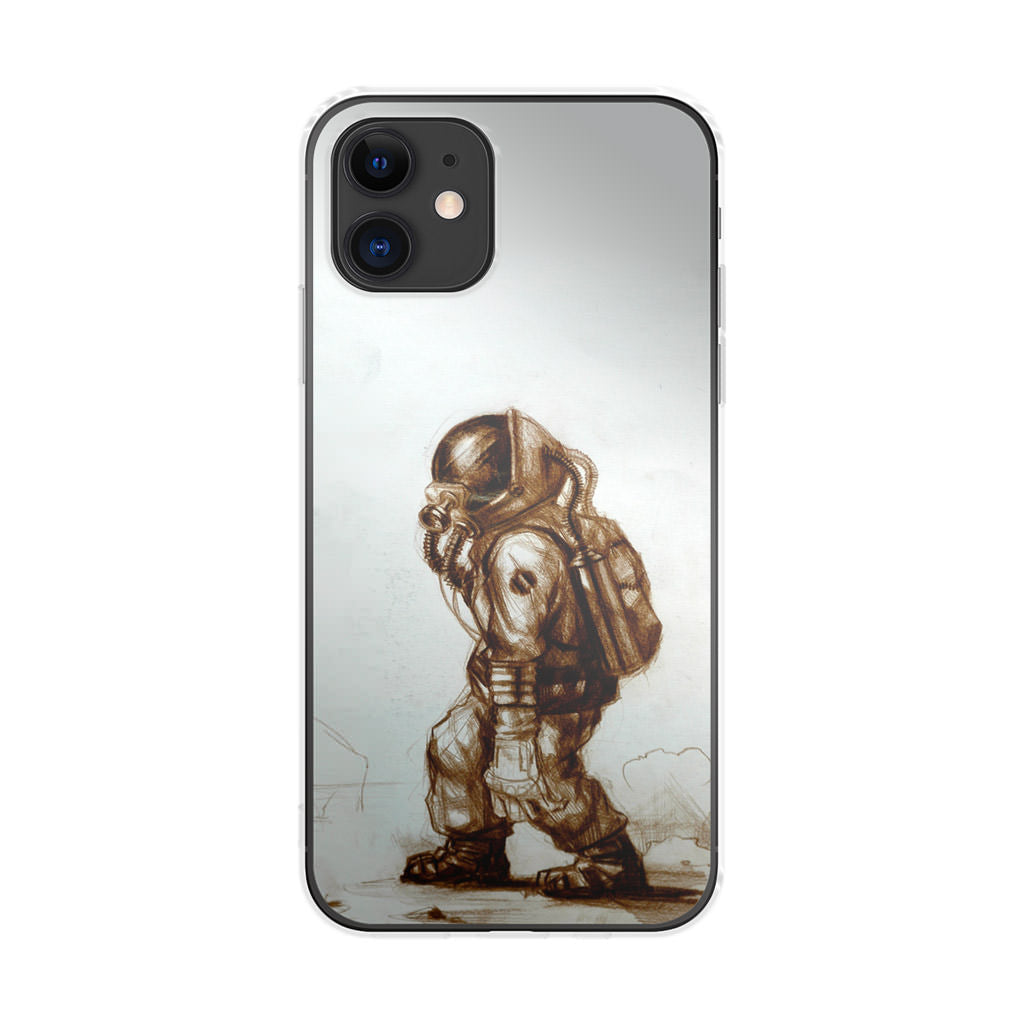Astronaut Heavy Walk iPhone 12 mini Case