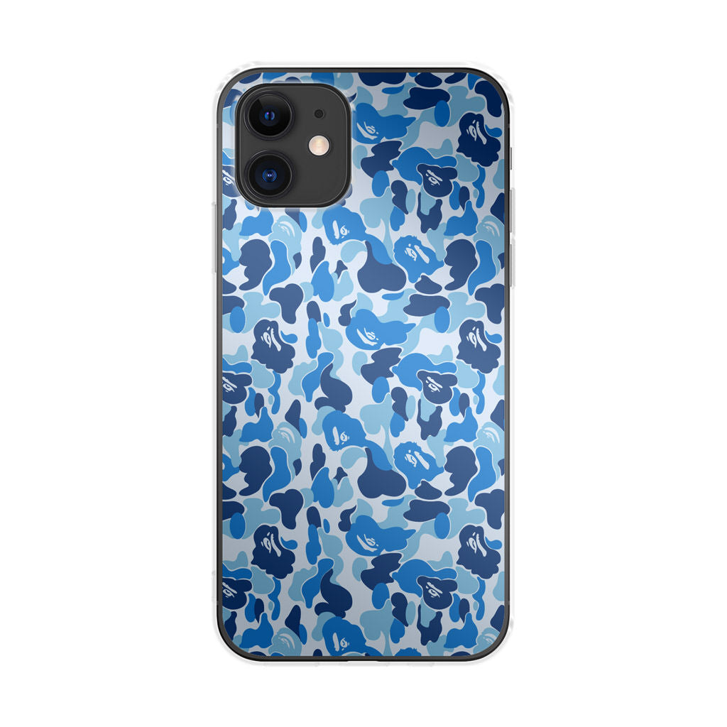 Blue Camo iPhone 12 Case