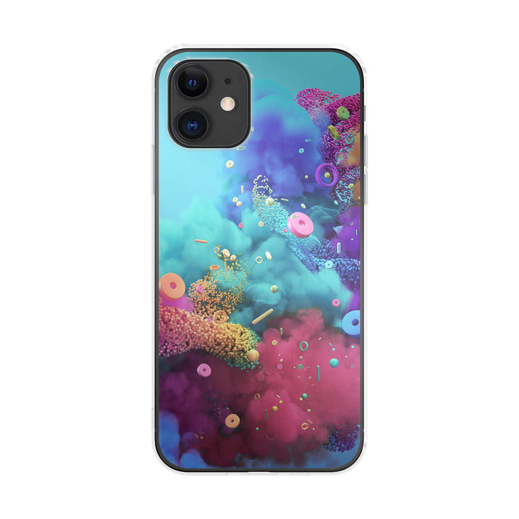 Colorful Smoke Boom iPhone 11 Case