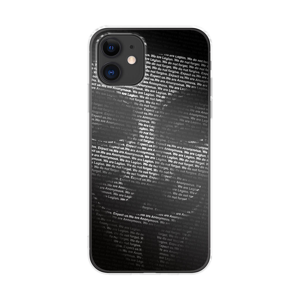 Guy Fawkes Mask Anonymous iPhone 12 Case