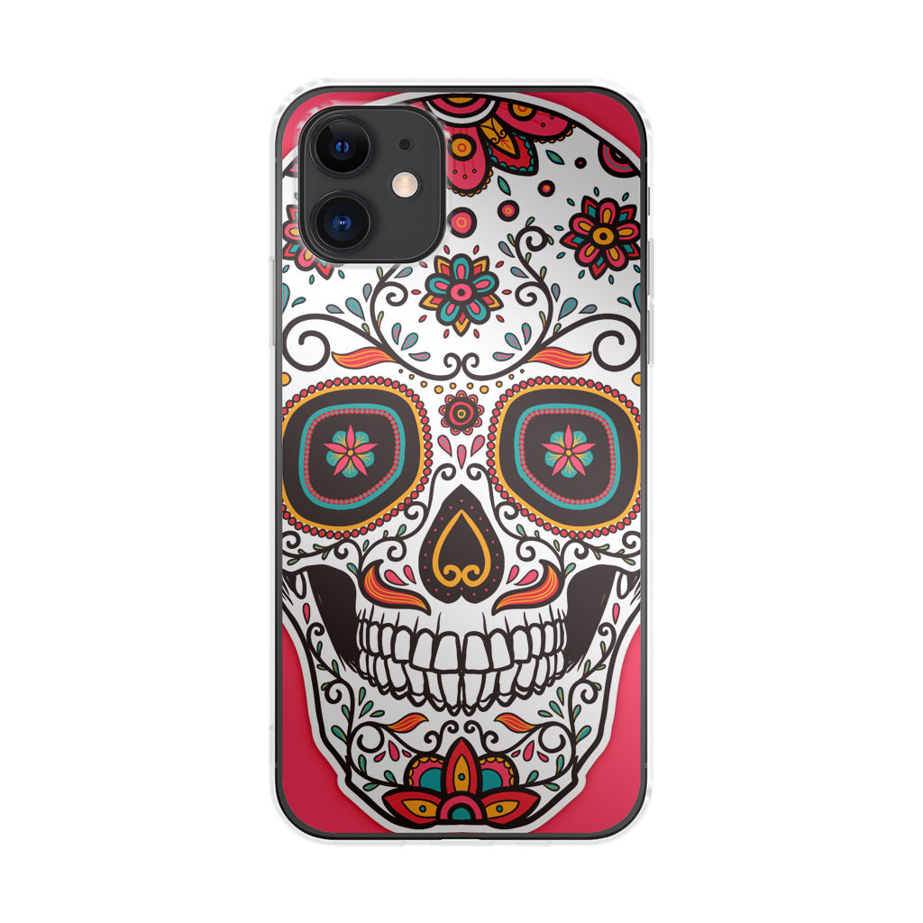 Pink Sugar Skull iPhone 12 Case