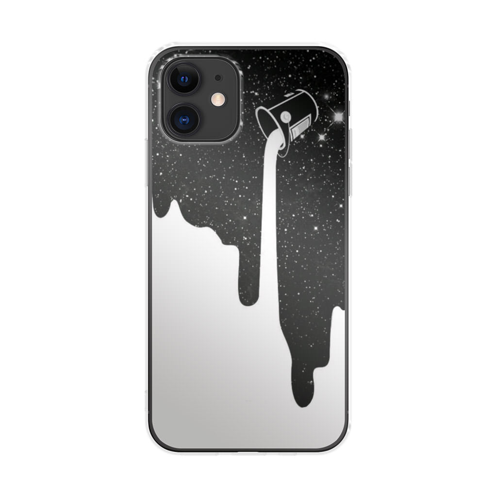 Pouring Milk Into Galaxy iPhone 12 Case