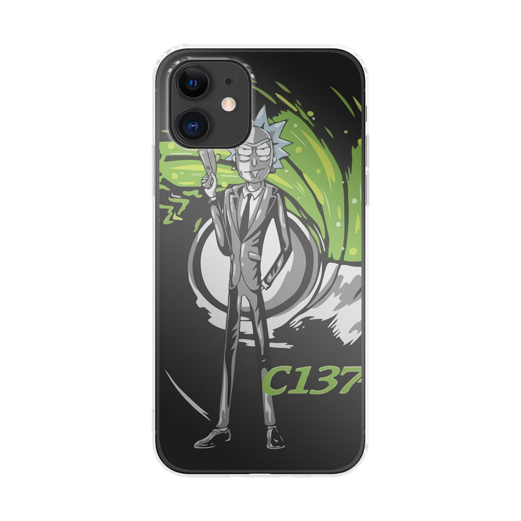 Rick Sanchez Agent C137 iPhone 12 mini Case