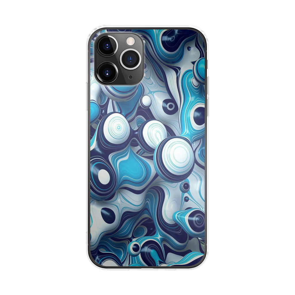 Abstract Art All Blue iPhone 11 Pro Max Case
