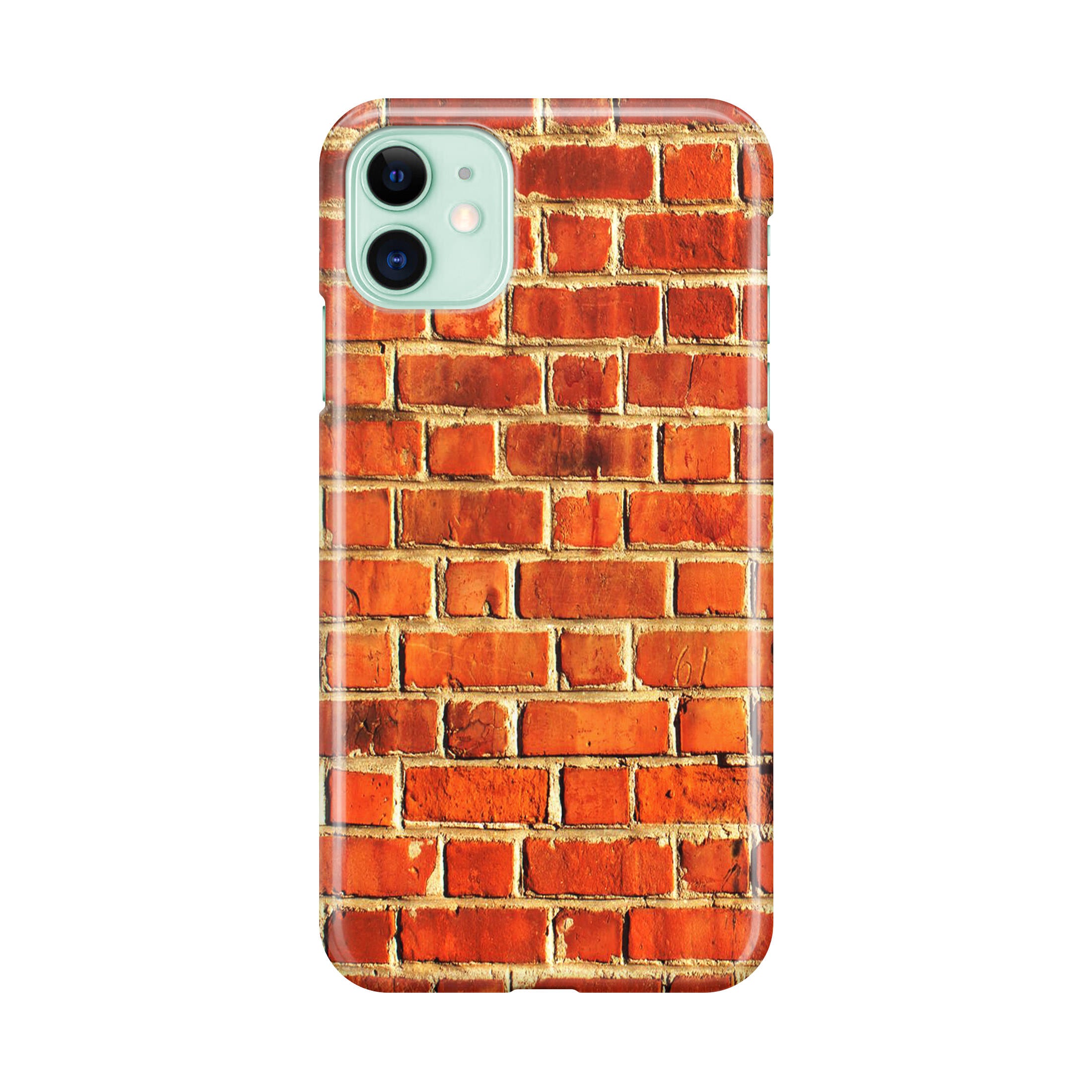 Brick Wall Pattern iPhone 12 Case Customilo Brick Wall Pattern iPhone 12 Case Customilo
