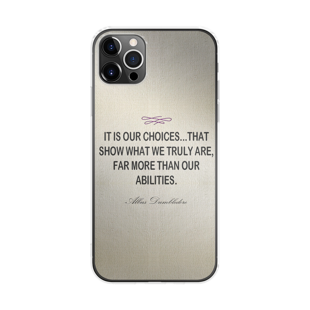 Albus Dumbledore Quote iPhone 12 Pro Case