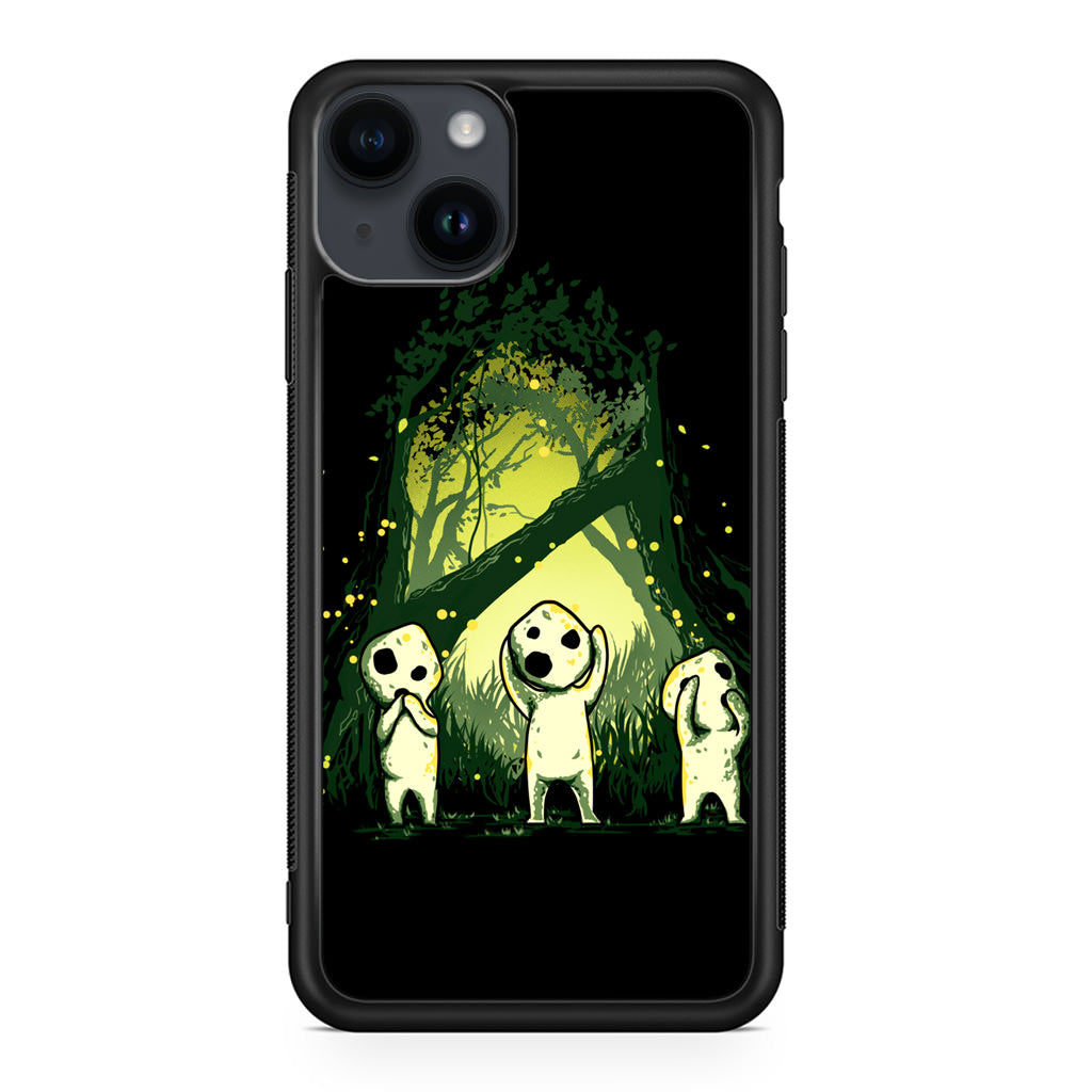 Three Wise Of Kodama iPhone 15 15 Plus Case