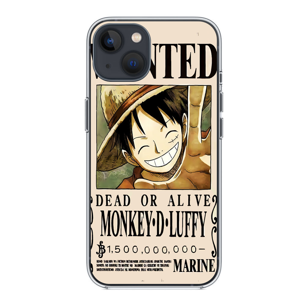 Monkey D Luffy Bounty iPhone 14 / 14 Plus Case