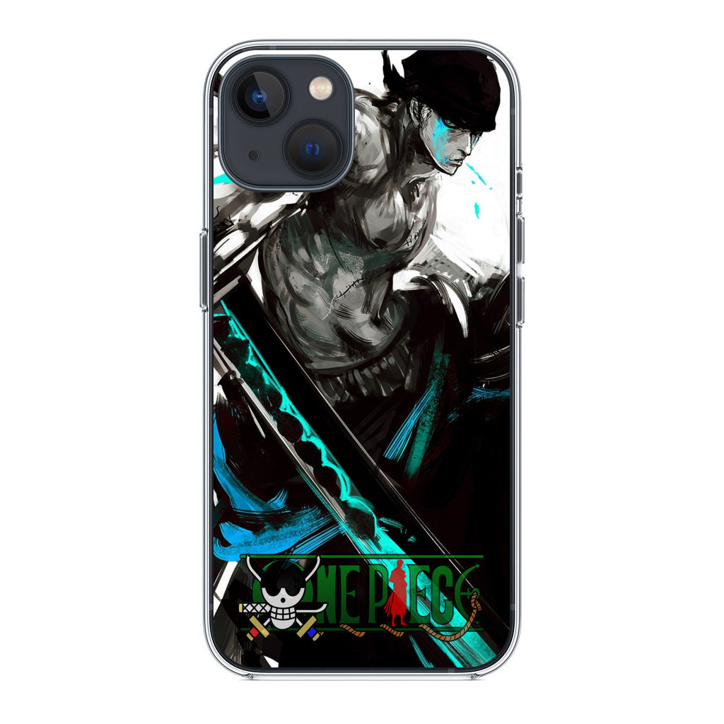 Roronoa Zoro One Piece iPhone 14 / 14 Plus Case