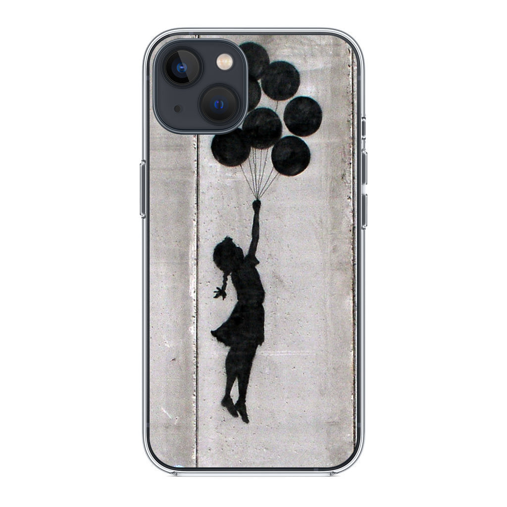 Banksy Girl With Balloons iPhone 14 / 14 Plus Case