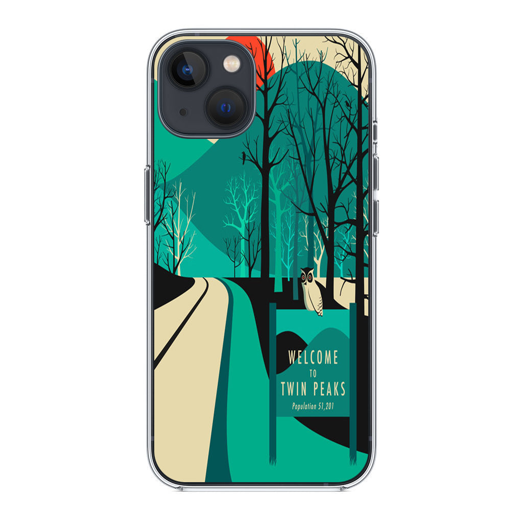 Welcome To Twin Peaks iPhone 14 / 14 Plus Case