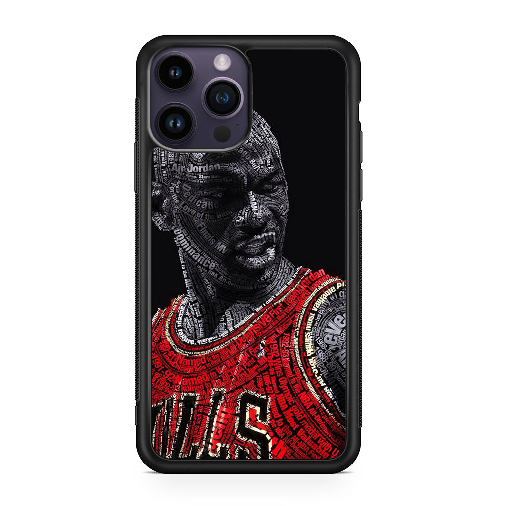 Michael Jordan The Legend iPhone 14 Pro 14 Pro Max Case Customilo