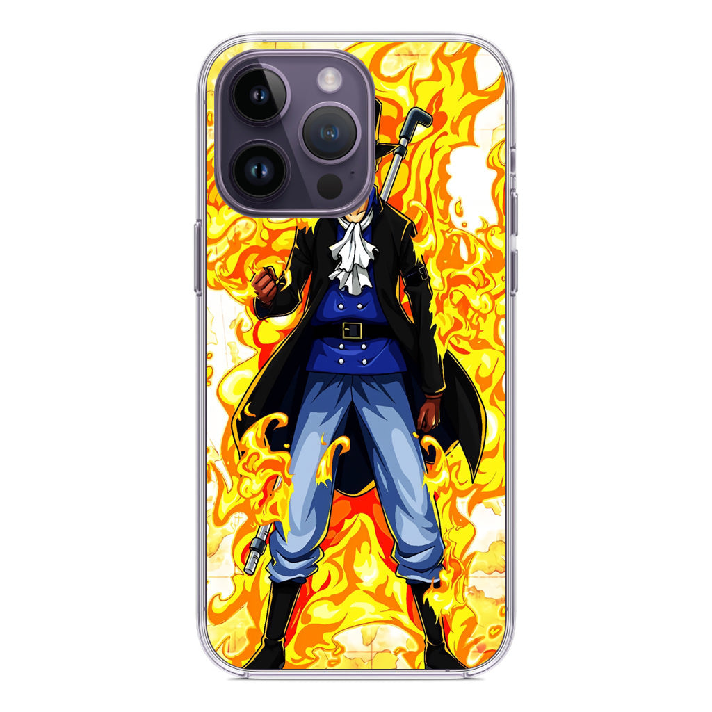 Sabo Mera Mera No Mi iPhone 14 Pro / 14 Pro Max Case