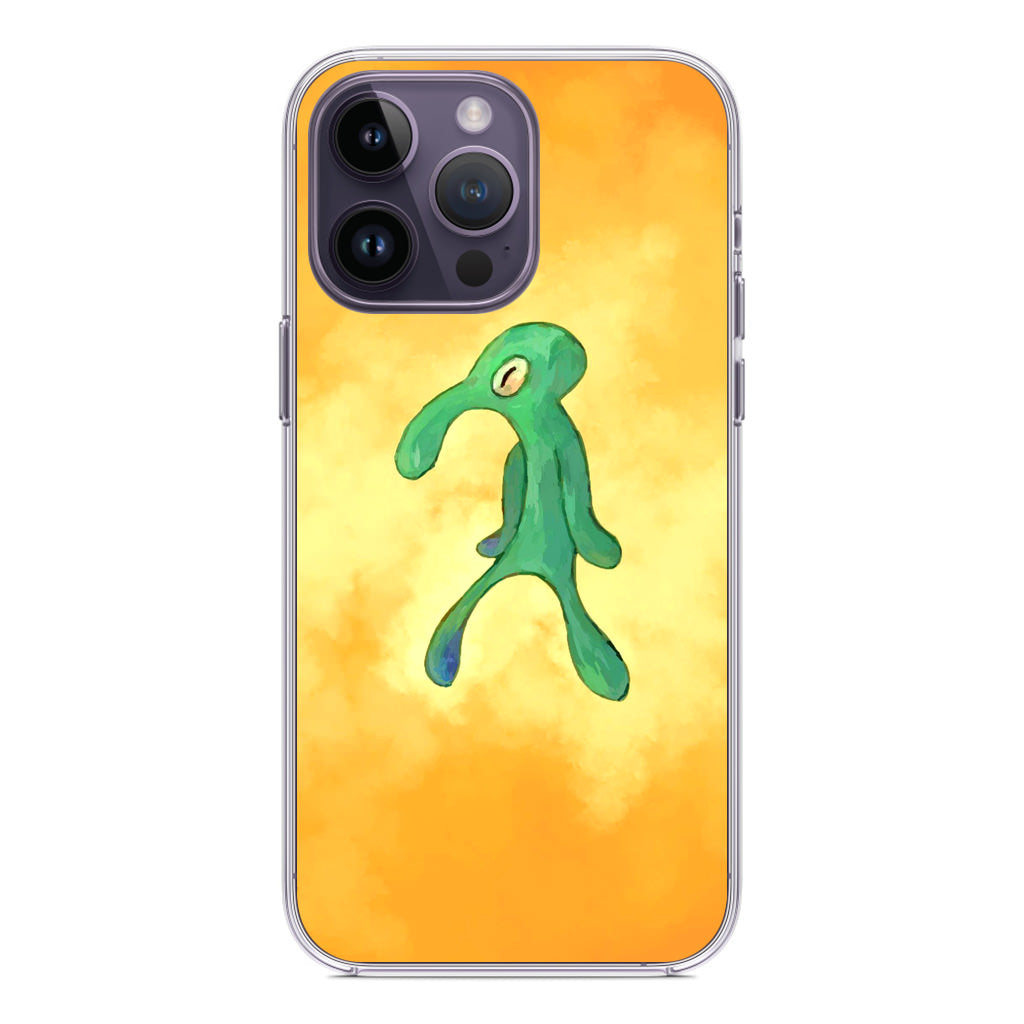 Bold and Brash Squidward Painting iPhone 14 Pro / 14 Pro Max Case