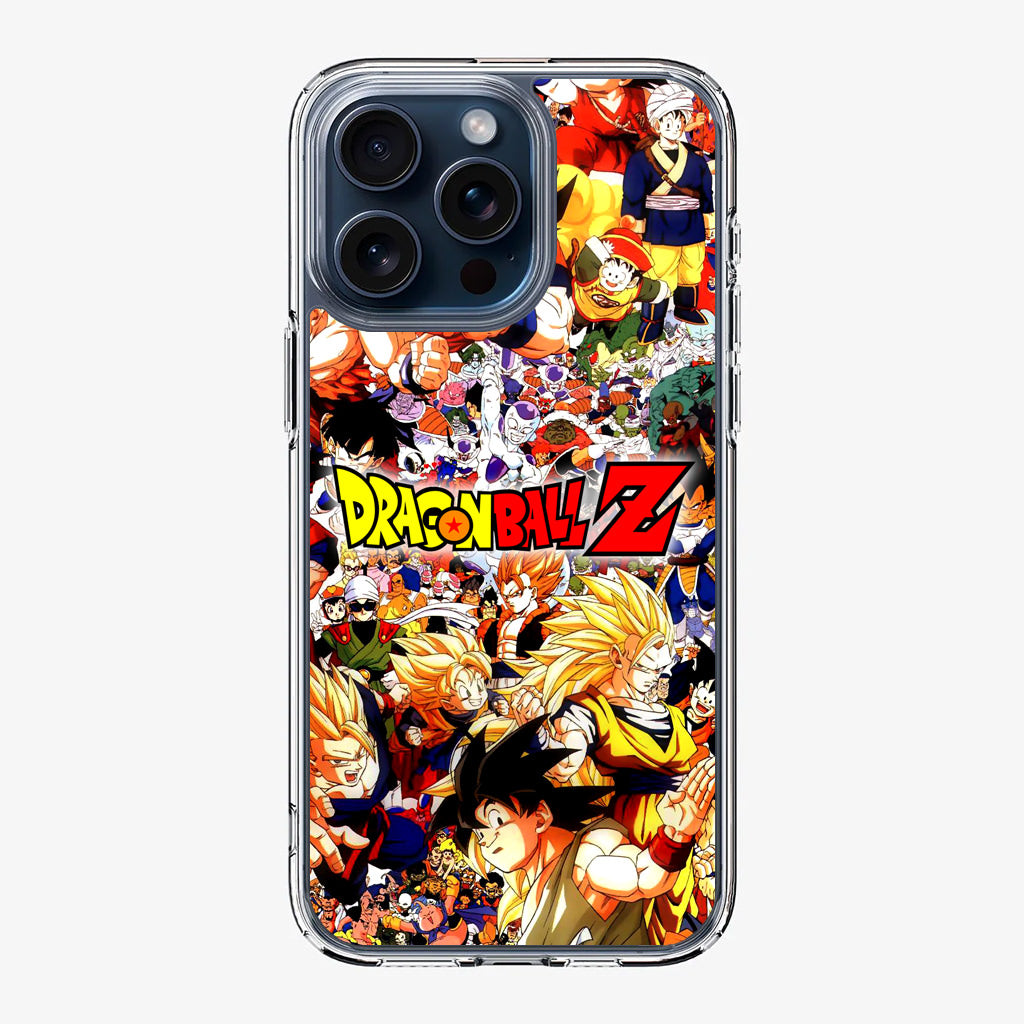 Dragon Ball Z All Characters iPhone 15 Pro / 15 Pro Max Case