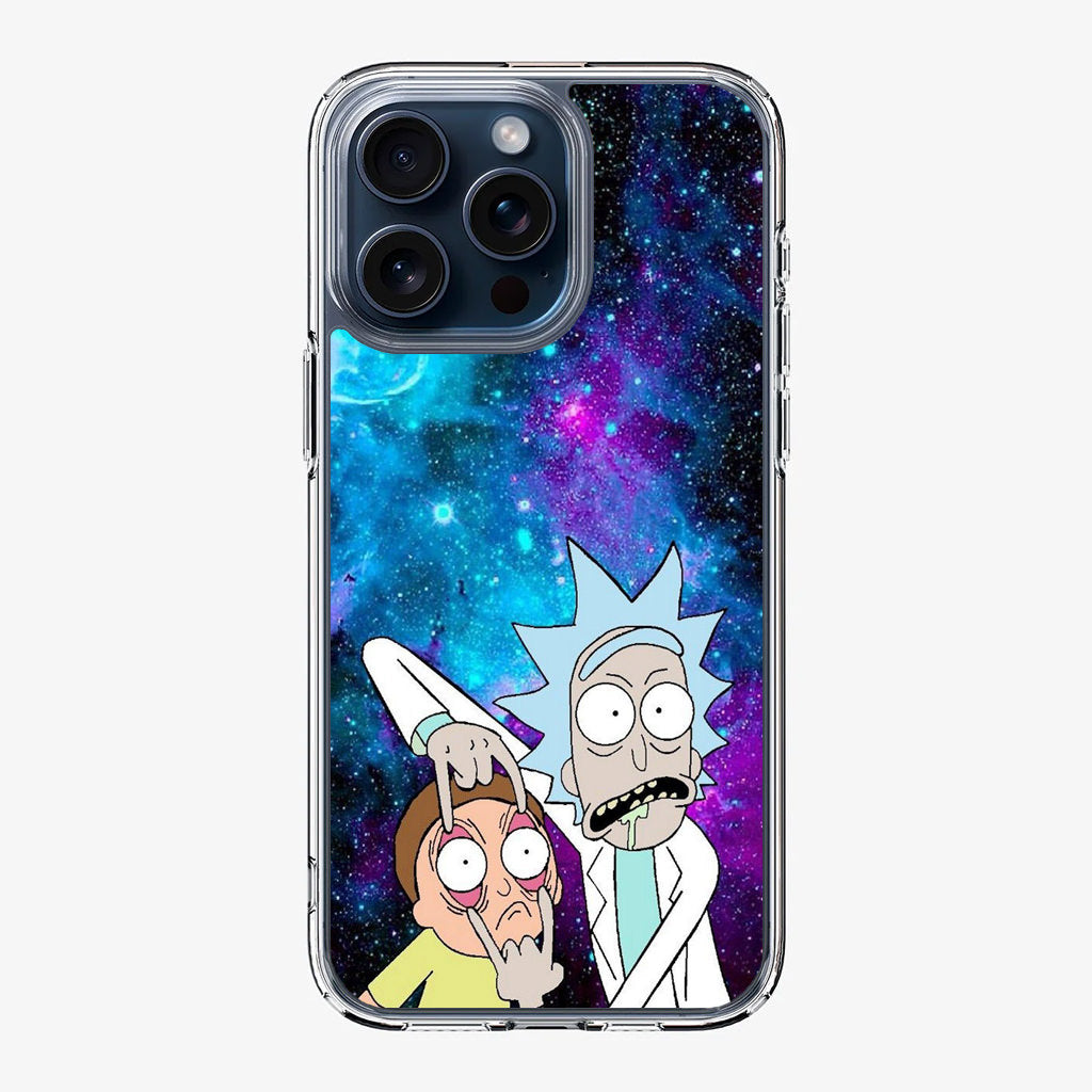 Rick And Morty Open Your Eyes iPhone 15 Pro / 15 Pro Max Case