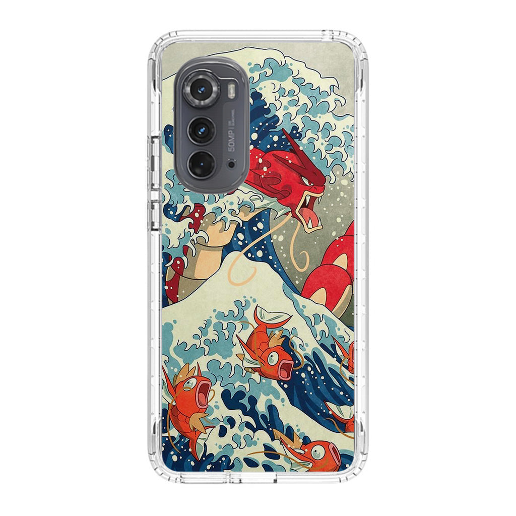 The Great Wave Of Gyarados Motorola Edge 2022 Case