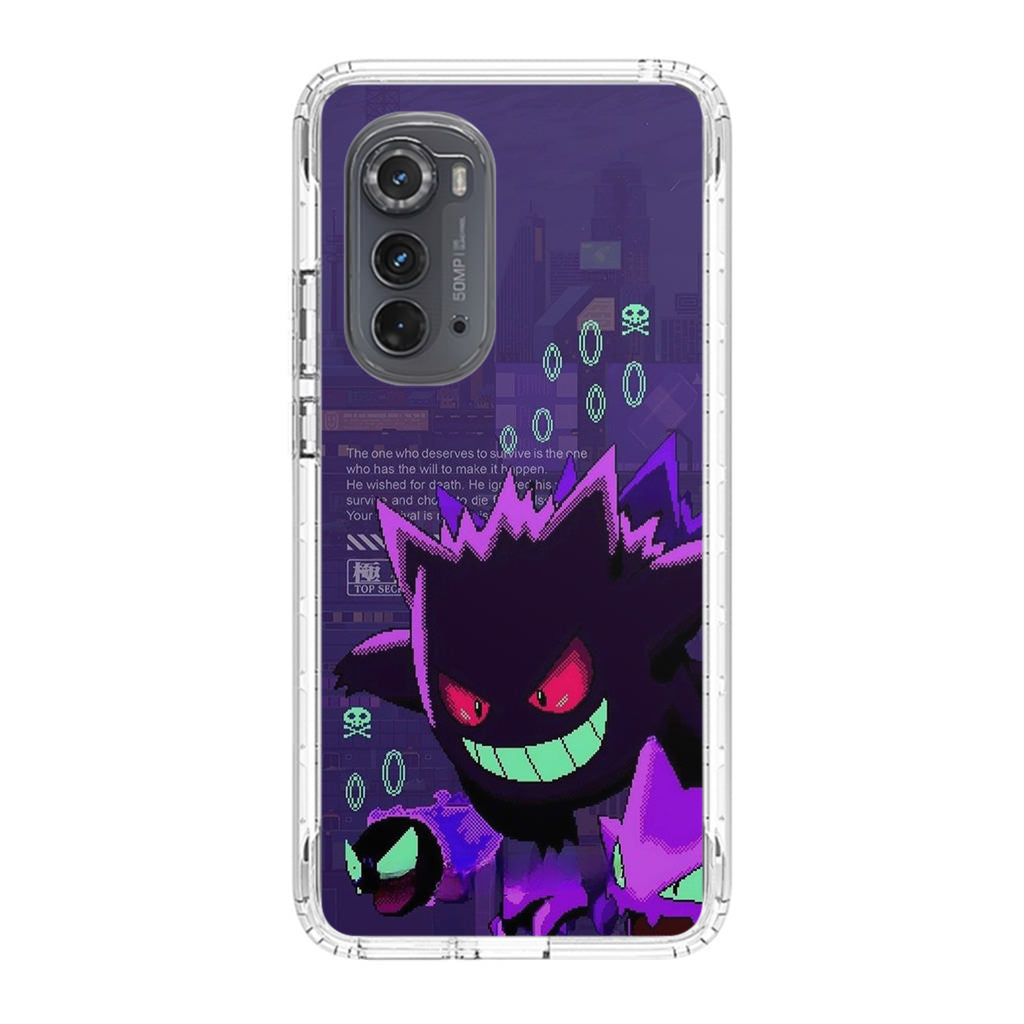 Gengar Pixel Art Motorola Edge 2022 Case