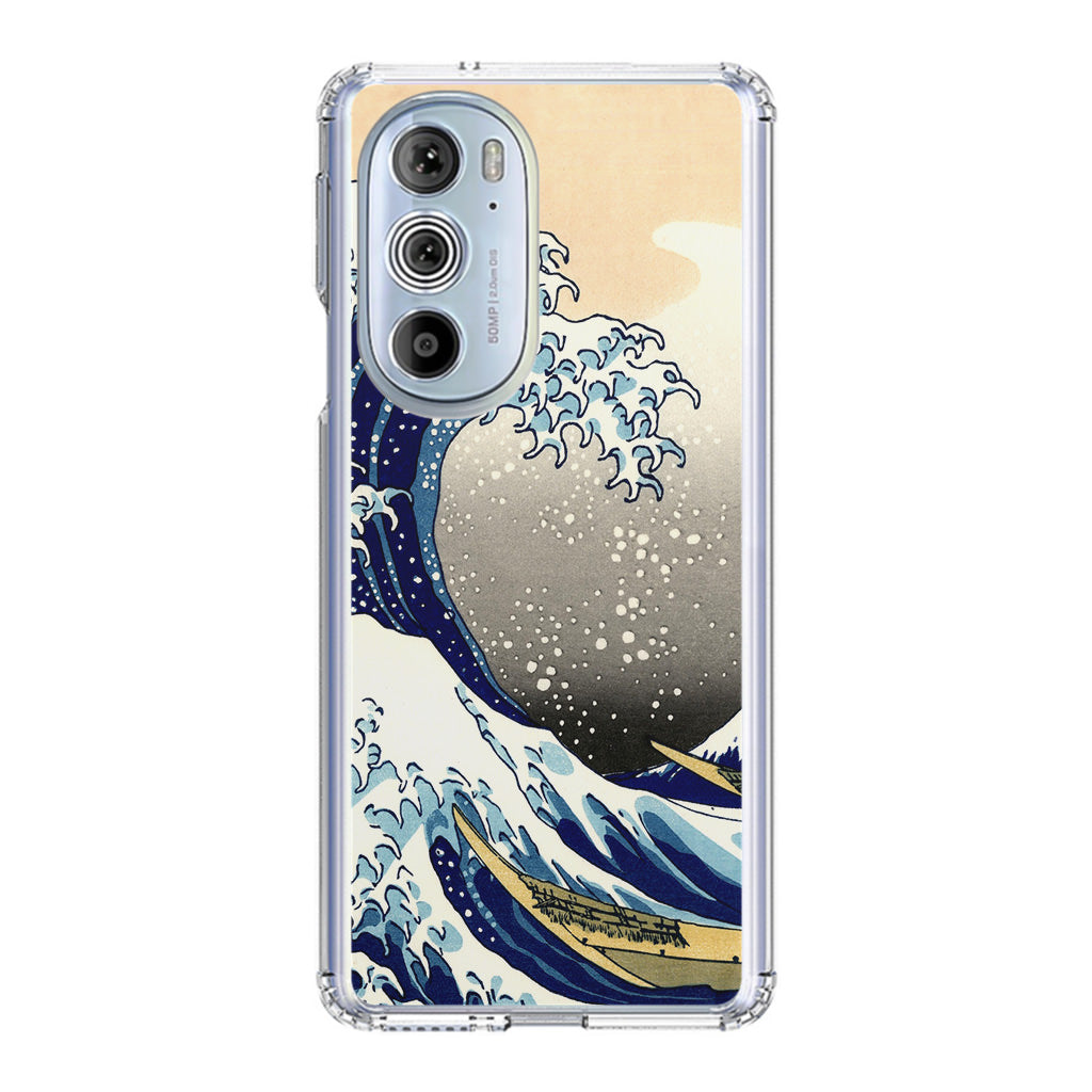 Artistic the Great Wave off Kanagawa Motorola Edge Plus 2022 Case