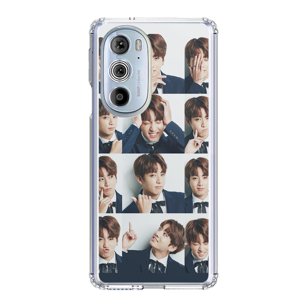 Jungkook Collage Motorola Edge Plus 2022 Case