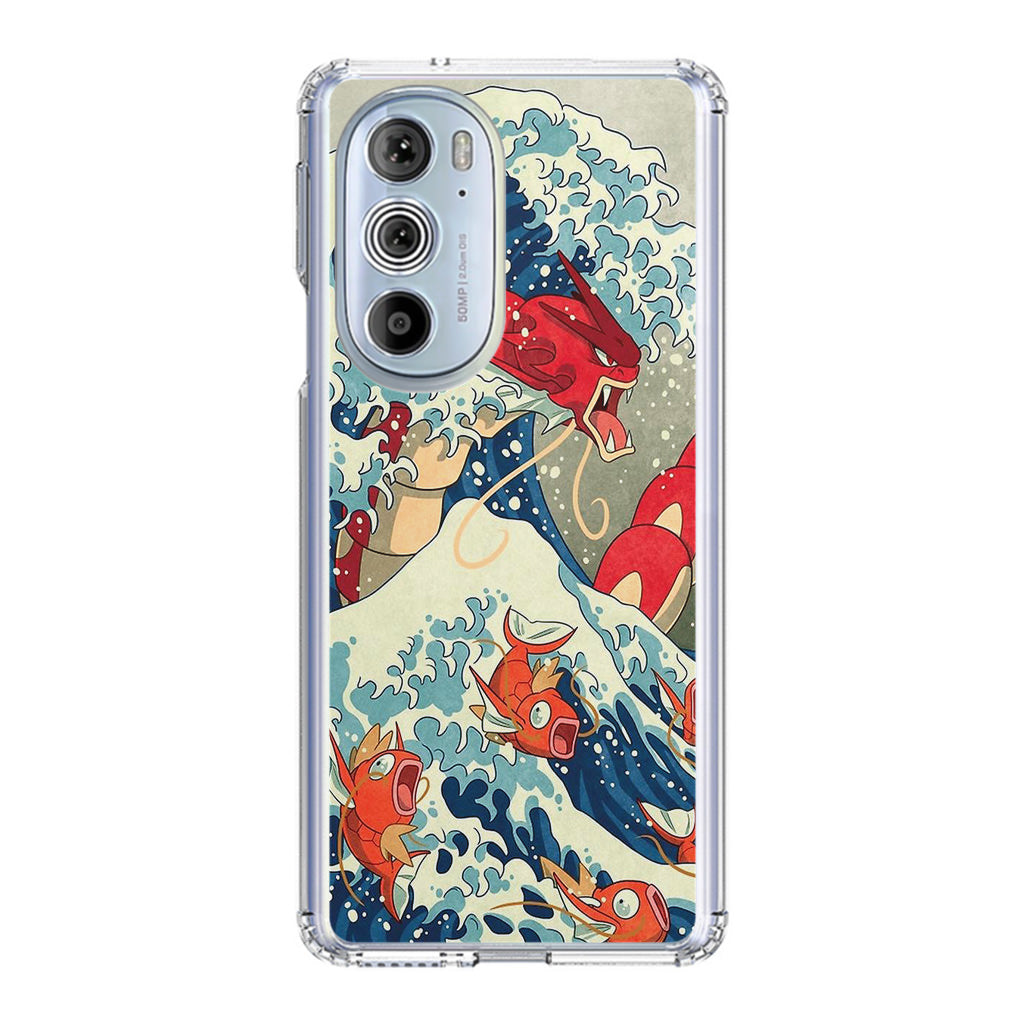 The Great Wave Of Gyarados Motorola Edge Plus 2022 Case