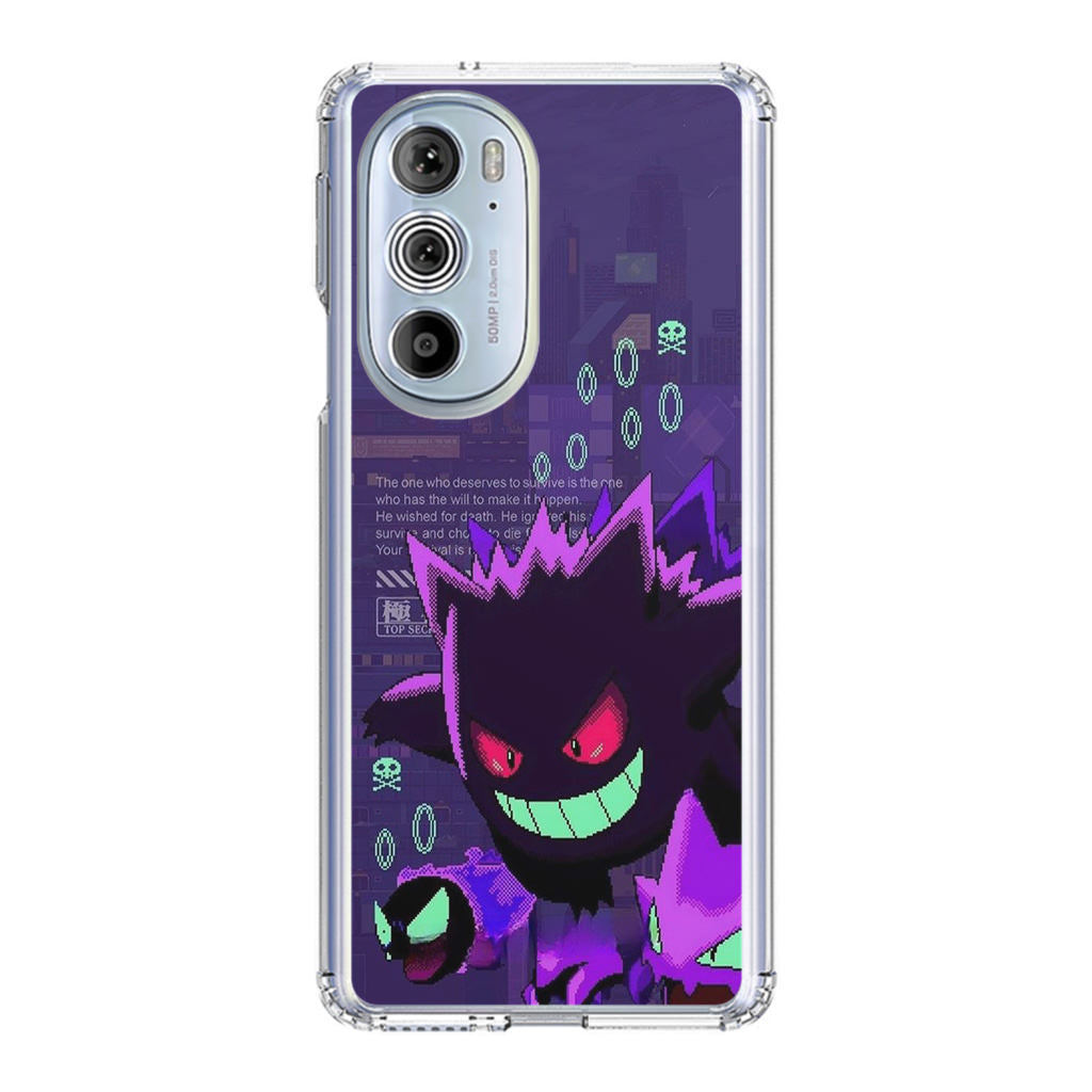 Gengar Pixel Art Motorola Edge Plus 2022 Case