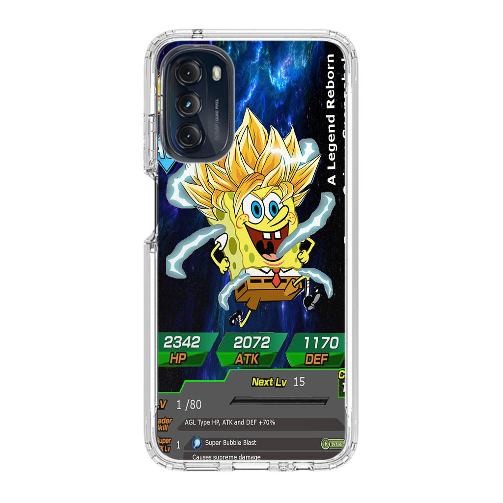 Super Saiyan Spongebob Card Motorola Moto G 5G 2022 Case