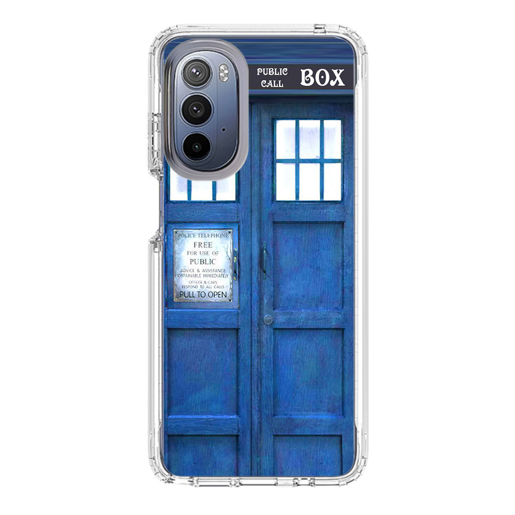 Blue Police Call Box Motorola Moto G Stylus 5G 2022 Case