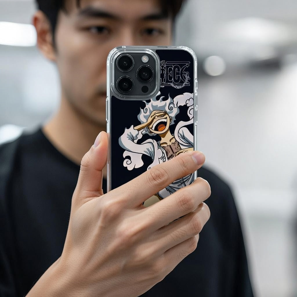 Gear 5 Iconic Laugh Case - Premium Anime Design - iPhone