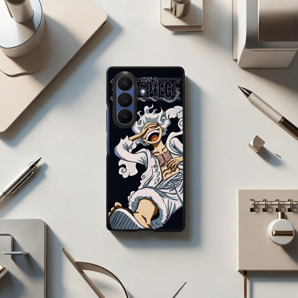 Gear 5 Iconic Laugh Case - Premium Anime Design - Samsung