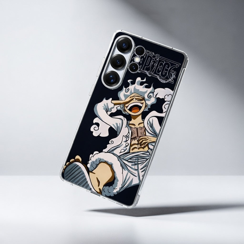 Gear 5 Iconic Laugh Case - Premium Anime Design - Samsung