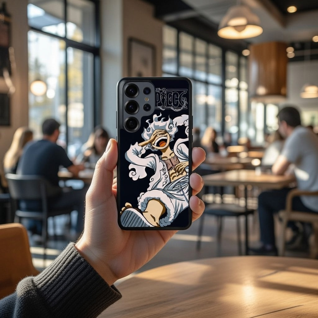 Gear 5 Iconic Laugh Case - Premium Anime Design - Samsung