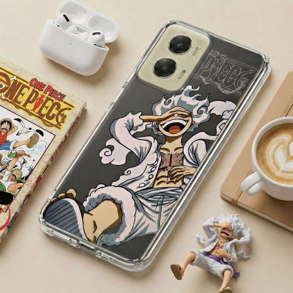 Gear 5 Iconic Laugh Case - Premium Anime Design - Motorola