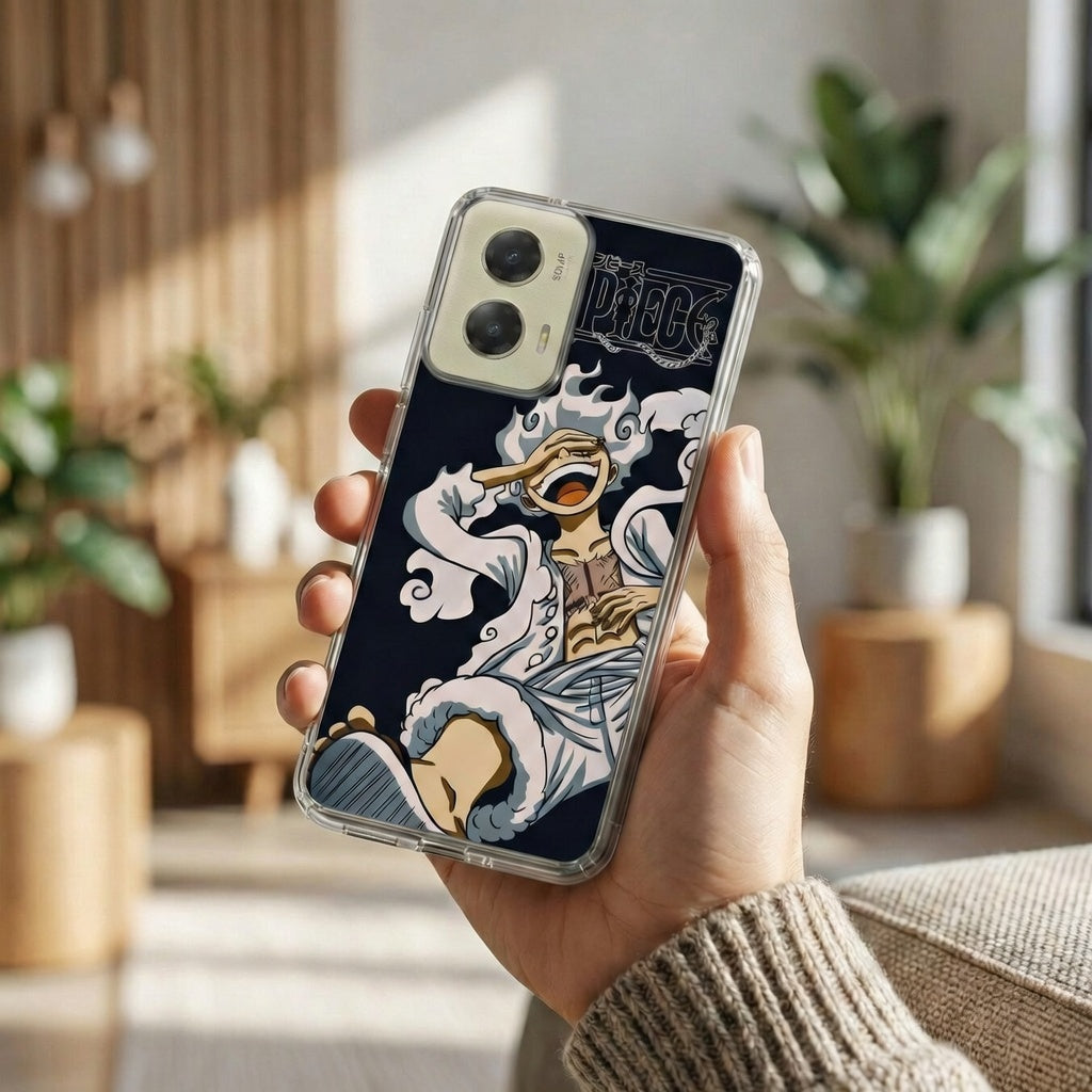 Gear 5 Iconic Laugh Case - Premium Anime Design - Motorola