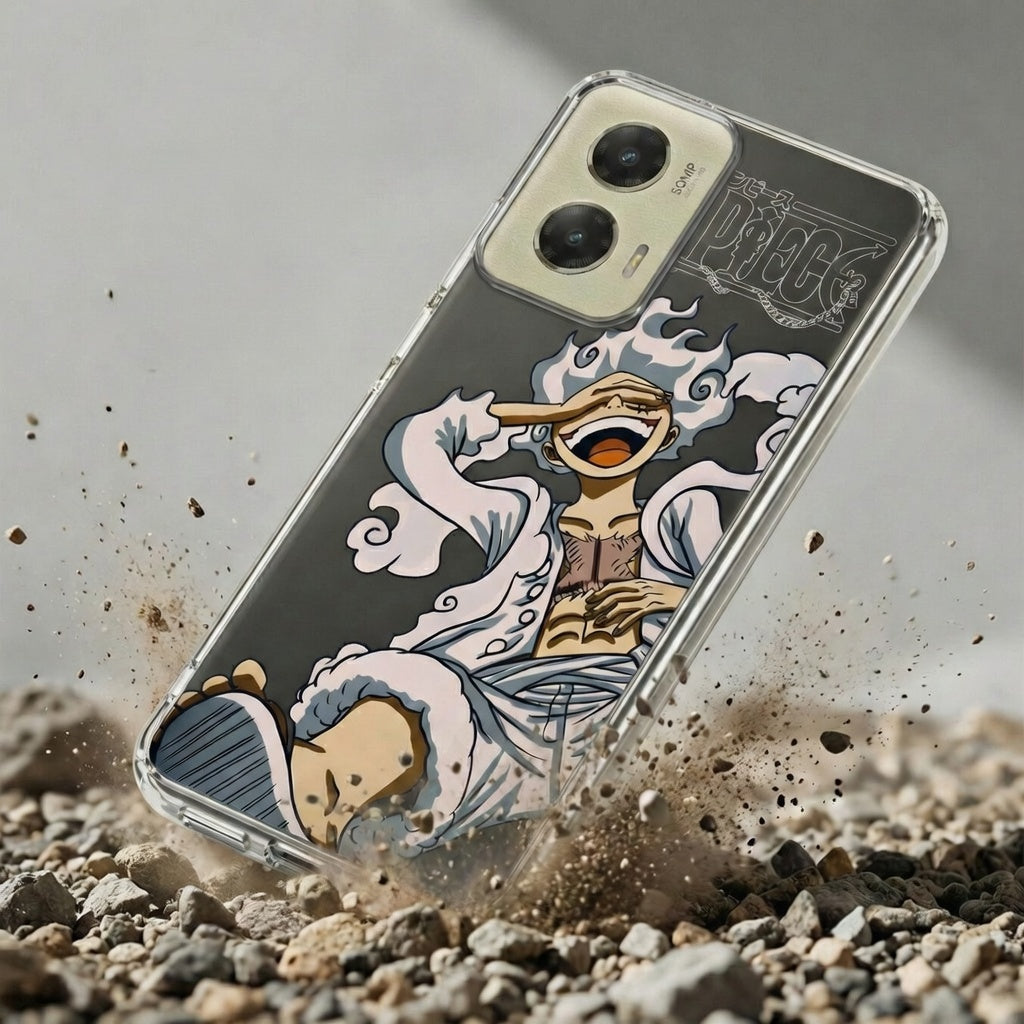 Gear 5 Iconic Laugh Case - Premium Anime Design - Motorola