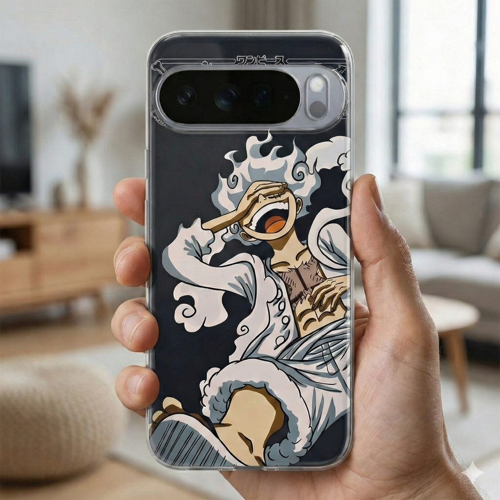 Gear 5 Iconic Laugh Case - Premium Anime Design - Google Pixel