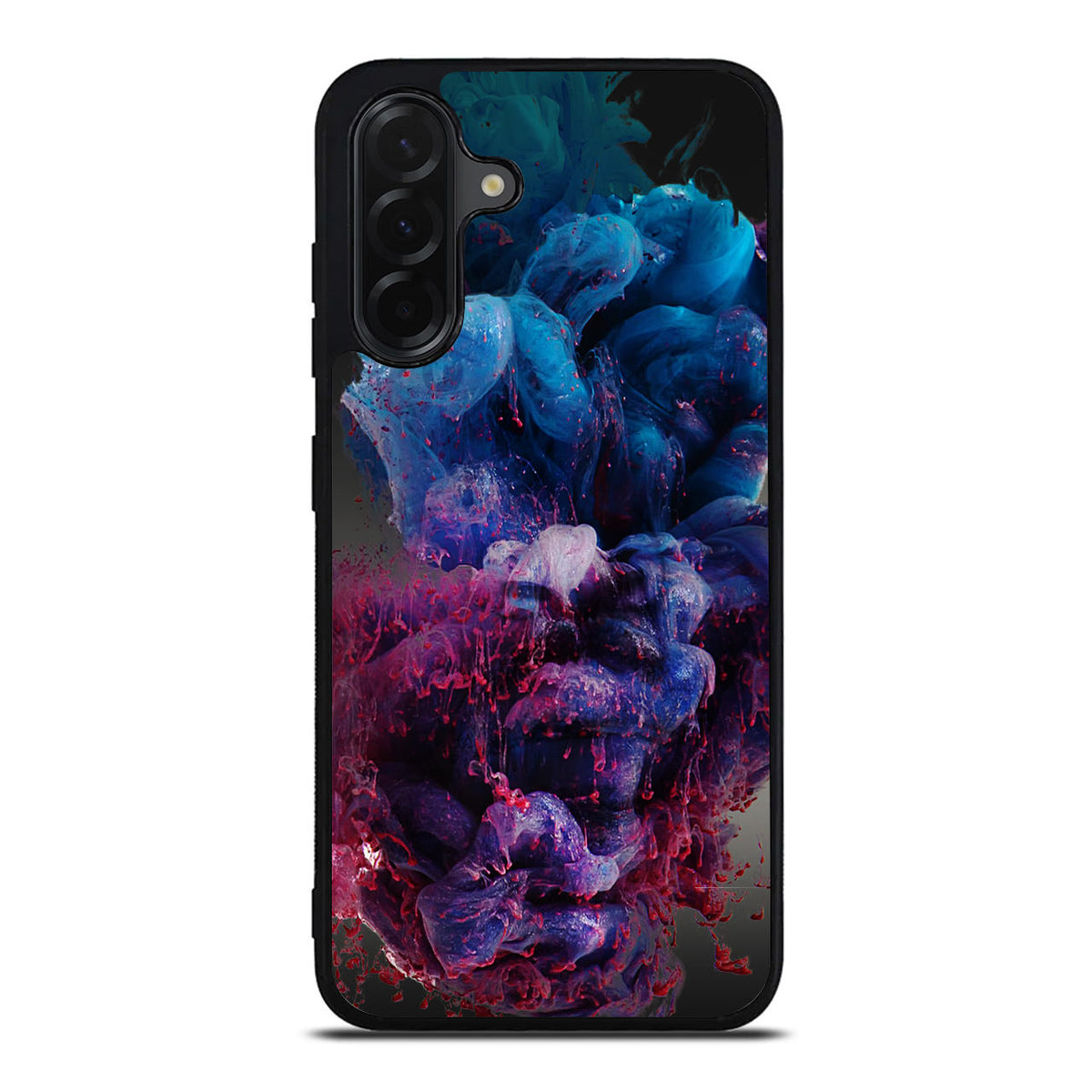 Colorful Dust Art on Black Samsung Galaxy A26 5G / A36 5G / A56 5G Case