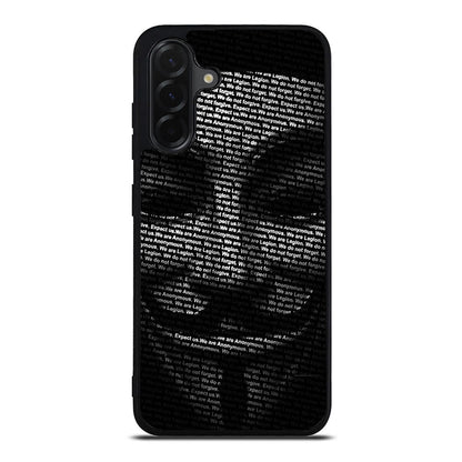 Guy Fawkes Mask Anonymous Samsung Galaxy A26 5G / A36 5G / A56 5G Case