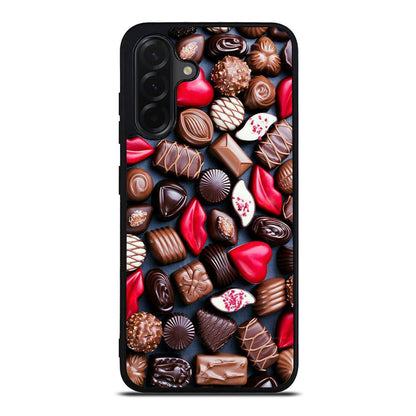 I Love Choco Pattern Samsung Galaxy A26 5G / A36 5G / A56 5G Case