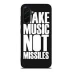 Make Music Not Missiles Samsung Galaxy A26 5G / A36 5G / A56 5G Case