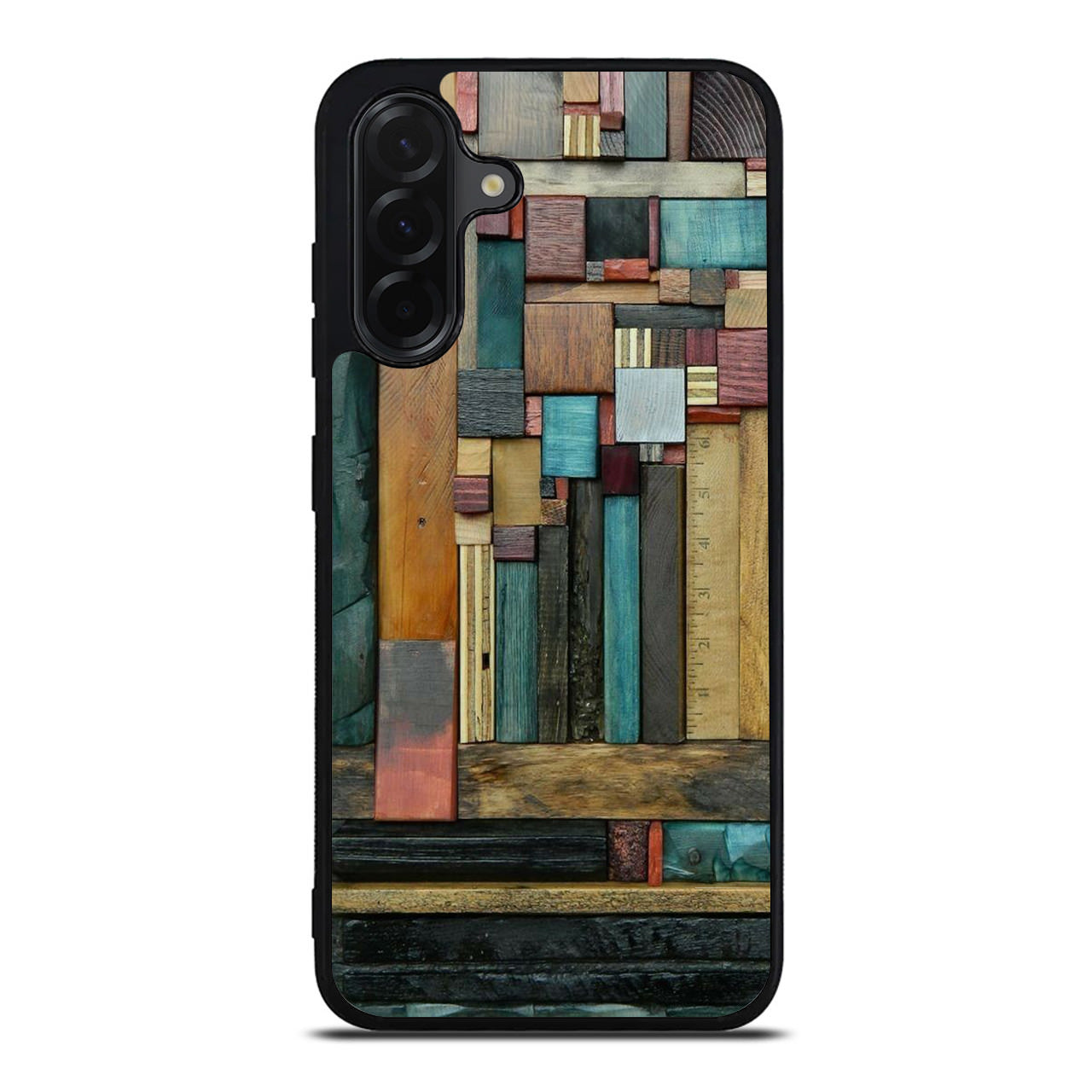 Painted Abstract Wood Sculptures Samsung Galaxy A26 5G / A36 5G / A56 5G Case
