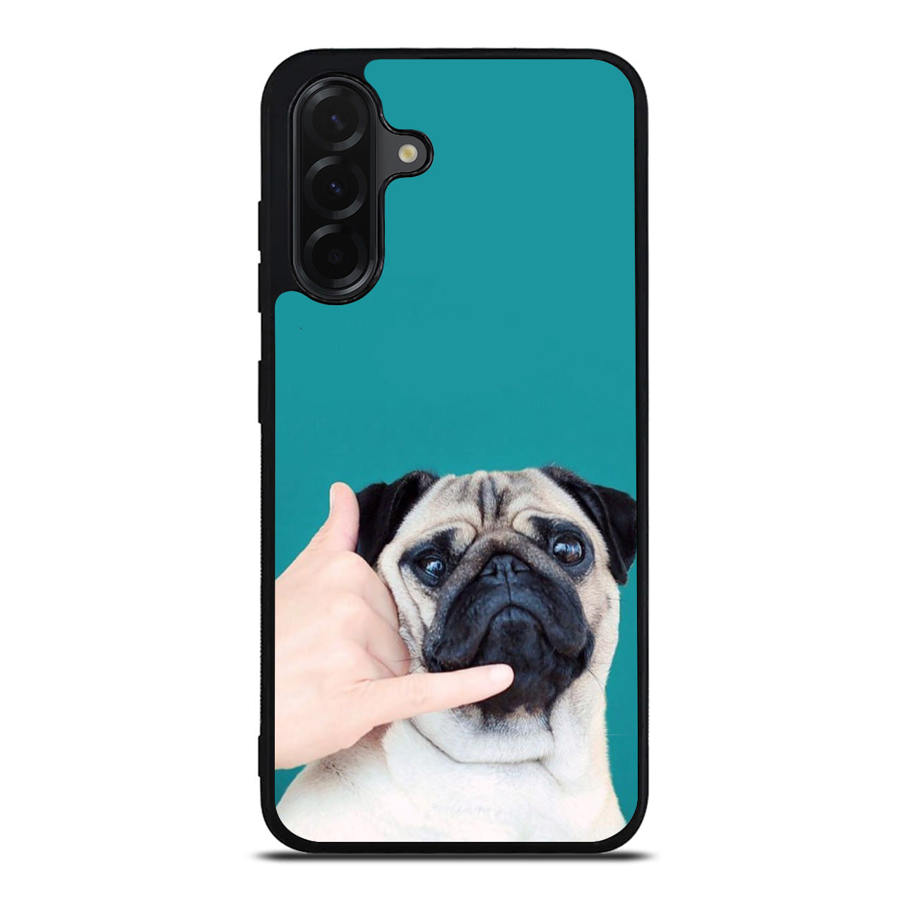 Pug is on the Phone Samsung Galaxy A26 5G / A36 5G / A56 5G Case